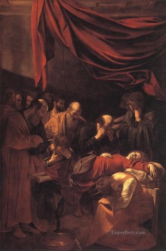 Caravaggio Painting - La muerte de la Virgen Caravaggio